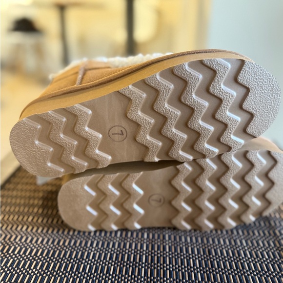 Women’s Chestnut Mini Platform Suede Boots – Size 7 – Brand New - Picture 7 of 8